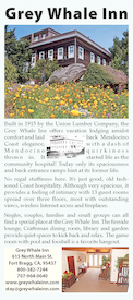 Grey Whale Inn Rack Card (Front)