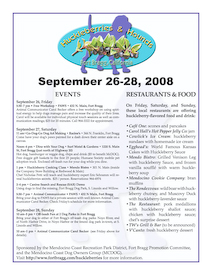 Program for Huckleberries and Hounds Festival