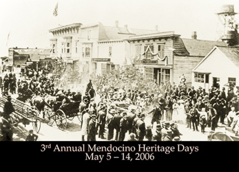 Postcard for Mendocino Heritage Days