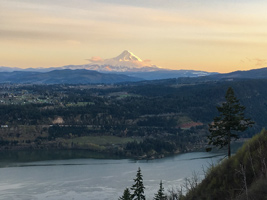 Mount Hood at sunset