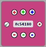 Color Swatch with Modifier Elements