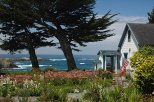 Gardens at Agate Cove Inn, Mendocino