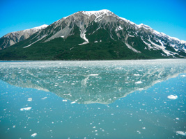 On the way to Hubbard Glacier, Alaska