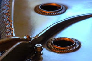 Detail from 1923 Baldwin Grand Piano