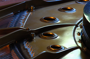 Detail from 1923 Baldwin Grand Piano