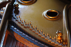 Detail from 1923 Baldwin Grand Piano