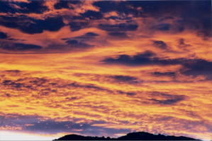 Arizona Sunset on Road Trip