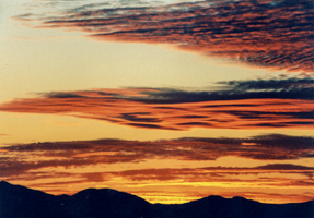 Utah Sunset on Road Trip