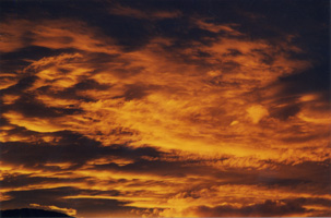 Texas Sunset on Road Trip